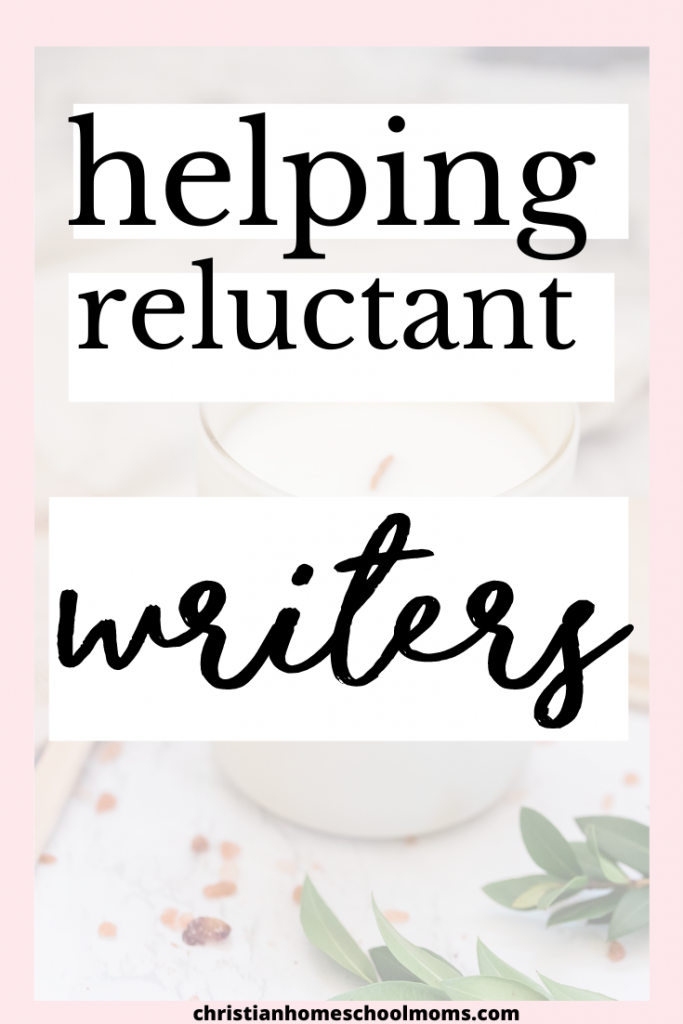 Helping reluctant writers