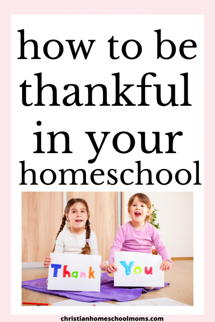Homeschool Thanksgiving