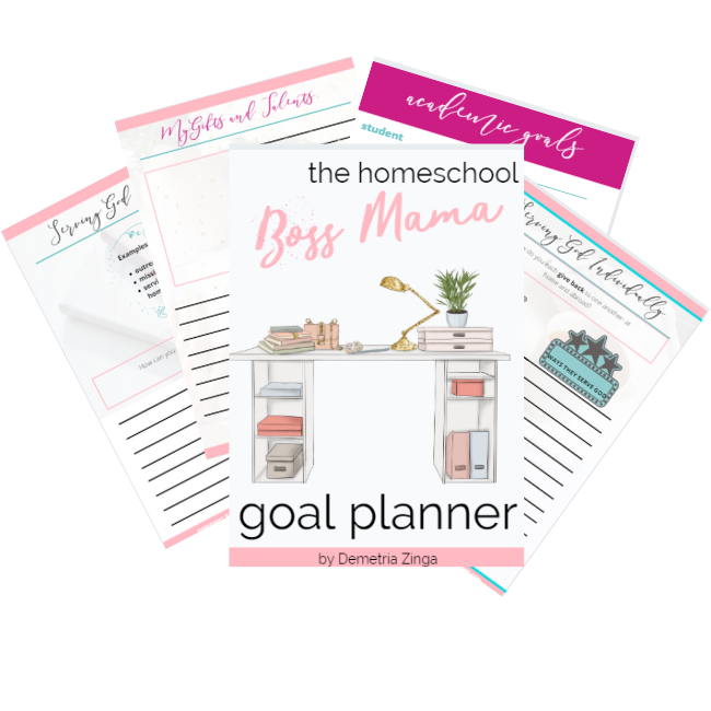 Homeschool Boss Mama Goal Planner